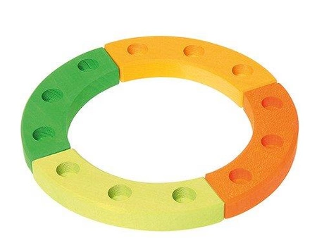 Mały Pierścień Dekoracyjny, zielono-pomarańczowy, Grimm’s