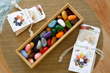 Kredki Crayon Rocks w aksamitnym woreczku - 8 kolorów