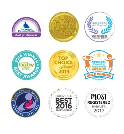 Ubbi Stalowy Kosz na Pieluchy Slate