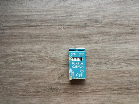 Kredy białe Apli Kids - 10 sztuk