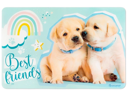 Podkładka na stół dla dziecka kotek i piesek 6m+ LULABI