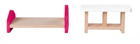 Domek dla lalek Villa Anna Maria z meblami