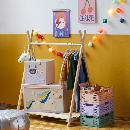 3 Sprouts Pudełko Zamykane Unicorn White