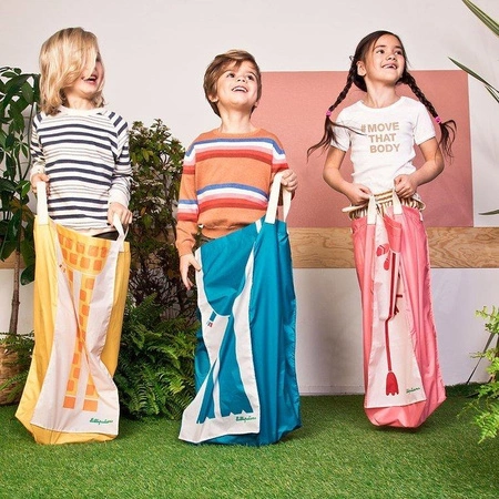 LILLIPUTIENS Zestaw do gry Wyścigi w workach Dżungla