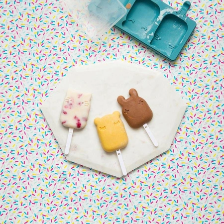 Silikonowe foremki do lodów We Might Be Tiny - Powder Pink