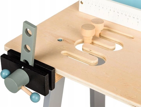 Drewniany warsztat narzędzia 32el zabawki Ecotoys