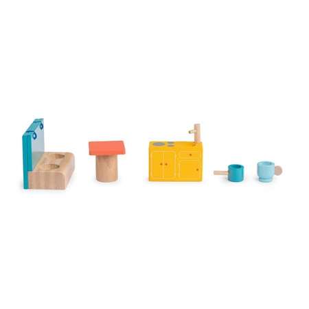 Drewniany minivan z wyposażeniem 632444