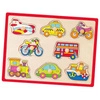 Drewniane Puzzle Układanka Pojazdy Viga Toys