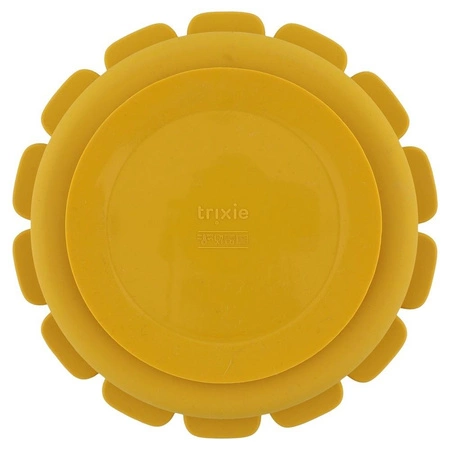 Silikonowy Talerz Trójdzielny z Przyssawką - Lew