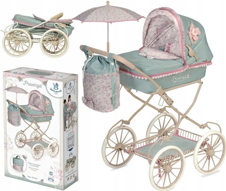 Wózek Provenza dla lalek z parasolką DeCuevas Toys 81045
