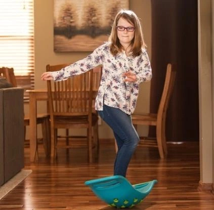 Fat Brain Toy Bujawka Teeter Popper Różowa