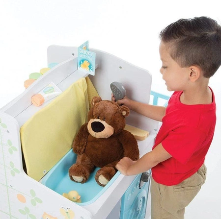 Drewniany zestaw do opieki nad lalkami i pluszakami 41701-Melissa & Doug, akcesoria i mebelki dla lalek