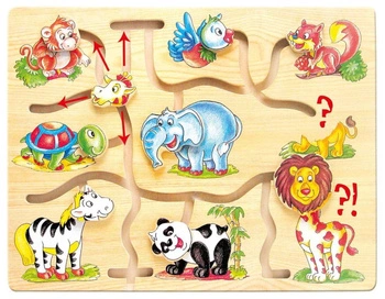 Przesuwanka Dopasuj zwierzęta Safari