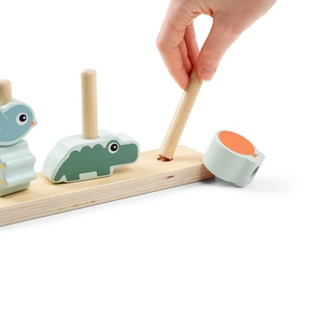 Done by Deer Drewniana Układanka Happy Clouds