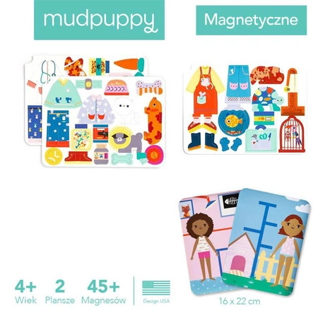 Mudpuppy Magnetyczne postacie Mogę zostać... panią weterynarz! 4+
