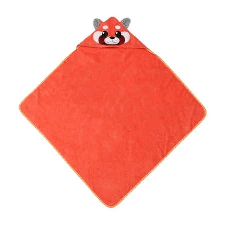 Zoocchini Ręcznik dla Niemowlaka z Kapturem Panda Ruda