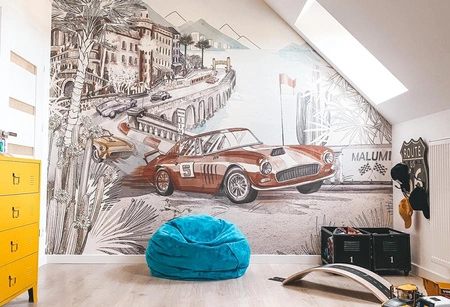 MONACO RACING Tapeta Z Autami Malumi