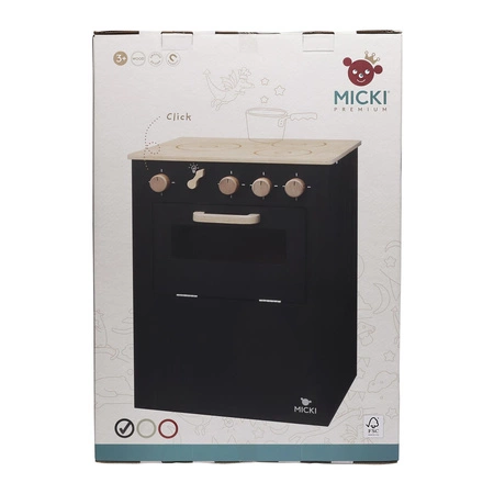 Kuchnia drewniana  Micki Premium czarna