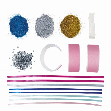 Zrób to sam - BROKATOWE BRANSOLETKI BE204