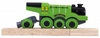 Lokomotywa elektryczna na baterie - zielona
