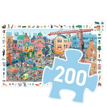 Puzzle obserwacja MIASTO 200 elem. DJ07515