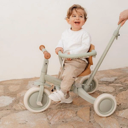 Little Dutch Rowerek trójkołowy 4w1 z rączką Green