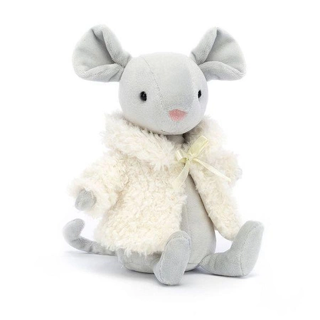 JellyCat - Myszka w Kremowym Kożuszku 17 cm