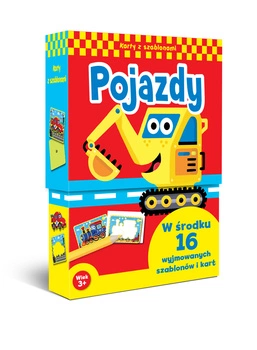 Pojazdy karty z szablonami