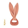 Kaloo Gryzak silikonowy z miękkimi uszami Królik ceglany kolekcja Lapinoo