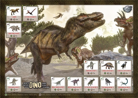 Mega paka jajek dinozaura - 12 sztuk 2138