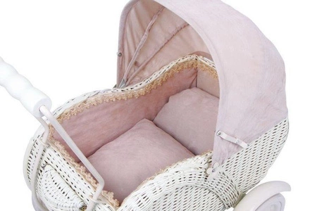 Wiklinowy wózek dla lalek, Karolina, small foot design