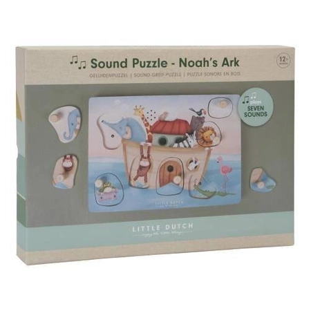 Little Dutch Puzzle dźwiękowe Arka Noego FSC LD7056