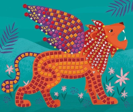 Zestaw kreatywny Mozaika Fantastyczne stworzenia 7+, Janod