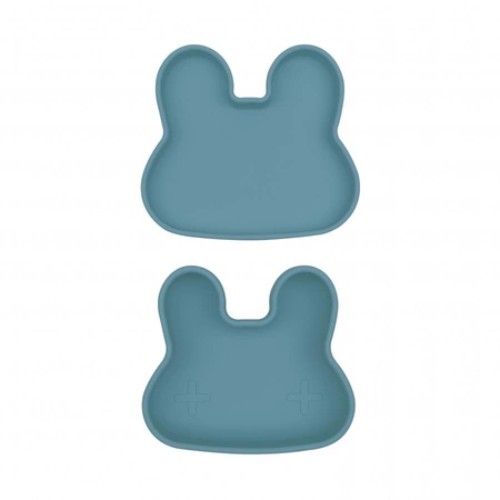 Zamykany silikonowy pojemnik Króliczek We Might Be Tiny - Blue Dusk