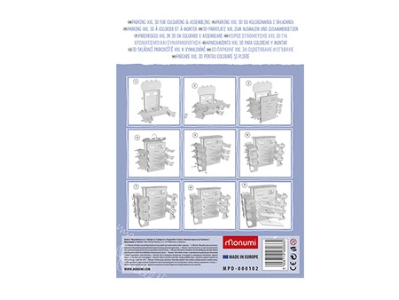 Kolorowanka 3D do składania XXL Parking 4l+ MONUMI