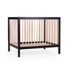 Childhome PLAYPEN 97 BLACK/NATUREL + WHEELS