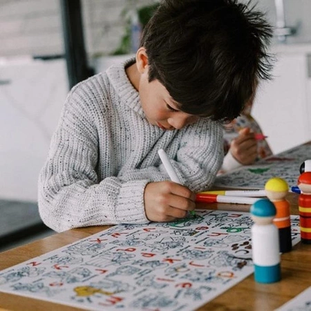 HeyDoodle Mata Silikonowa do Kolorowania A3 - Zawody