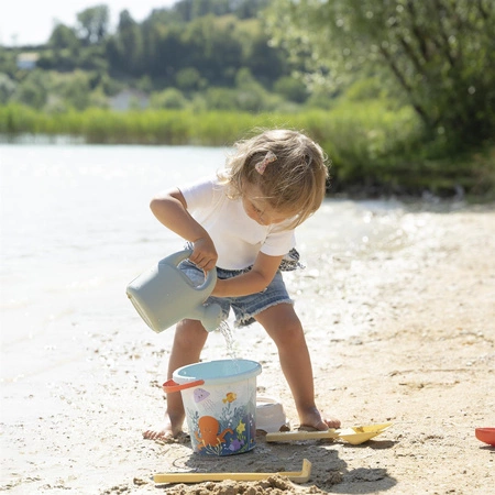 SMOBY GREEN Wiaderko z Akcesoriami do Piasku i Konewką z Bioplastiku