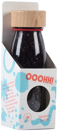 Petit Boum, Butelka sensoryczna FLOAT czarna