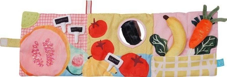 Mięciutka książeczka sensoryczna Farma Jabłek 161100-Manhattan Toy, zabawki dla niemowląt