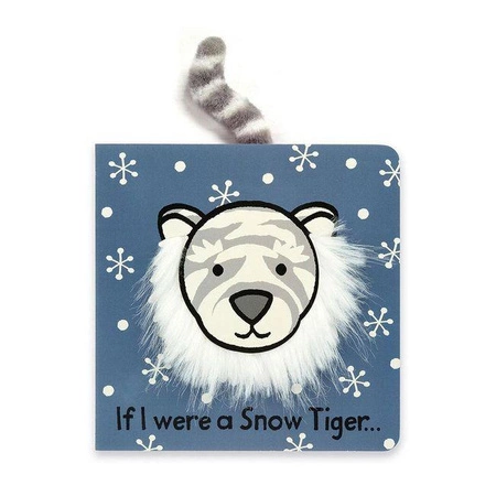 JellyCat - „If I Were a Snow Tiger Board” Książeczka dla Dzieci