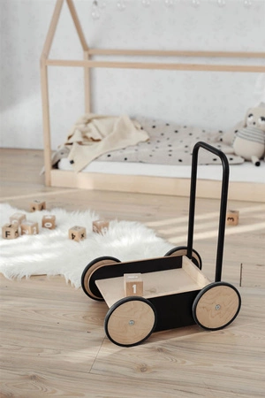 ooh noo Pchacz/chodzik dla dziecka czarny