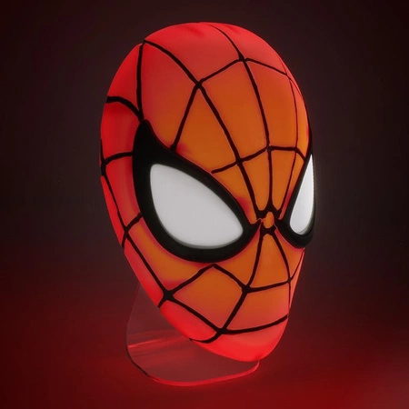 Marvel Spiderman Mask desktop / wall light (high: 15 cm) / lampka ścienno-biurkowa Marvel Spiderman maska (wysokość: 15 cm)