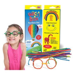 Woskowe sznureczki Wikki Stix - Rainbow Pak 24 szt
