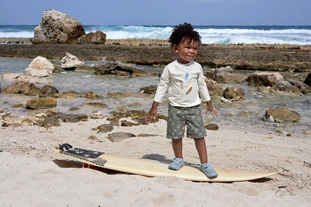 Lassig Koszulka z filtrem UV60 z długim rękawem Splash & Fun Deski surfingowe salt, rozm. 74/80