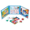 Książeczka 3 w 1 Puzzle Magnetyczne Zawody