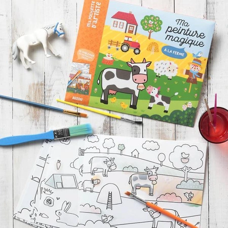 Auzou Kolorowanka wodna Zwierzątka na farmie 5+ 80117