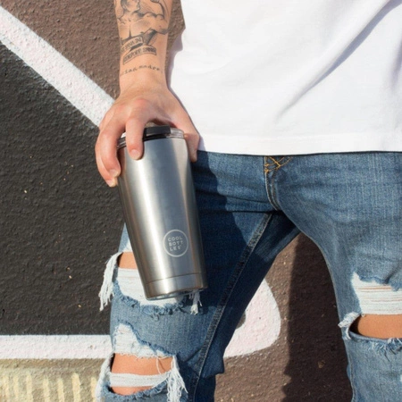 Cool Bottles Kubek termiczny 330 ml Triple cool Metallic Silver