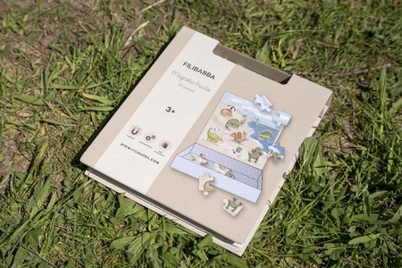 Filibabba Gra magnetyczna Dino Beach puzzle