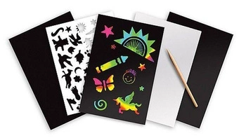Scratch Art Tęcza - zeszyt do wydrapywania 15801-Melissa & Doug, zestawy artystyczne